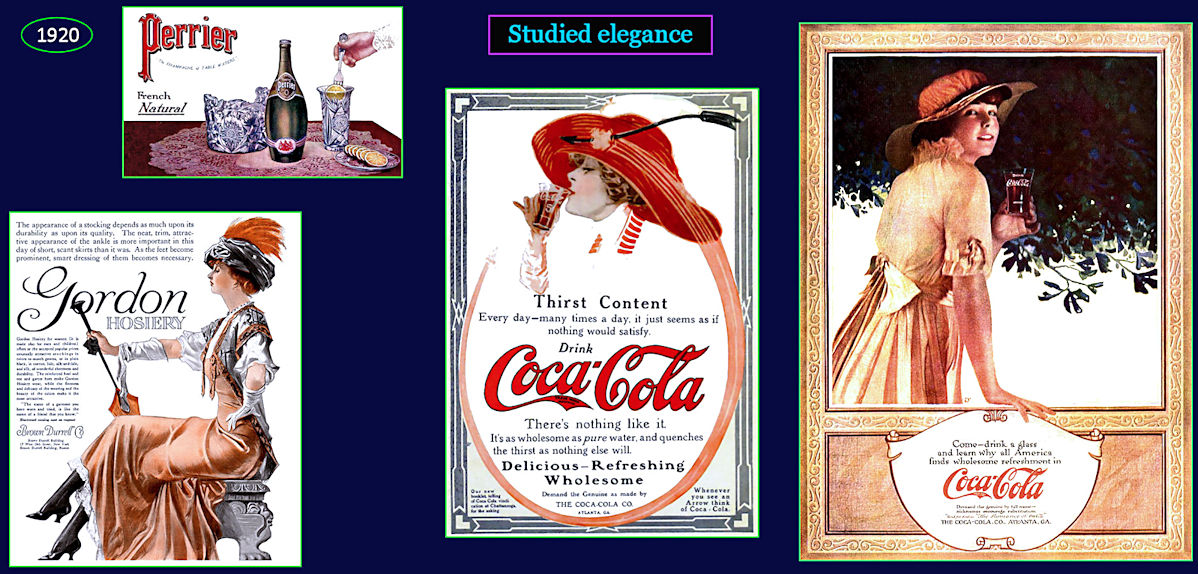 Modern elegance ads, 1920